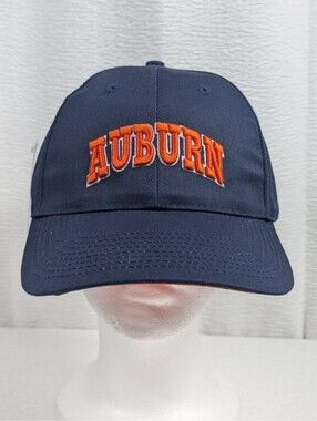 Auburn Tigers - Strapback Hat / Cap - Blue / Orange NCAA Football - War Eagle